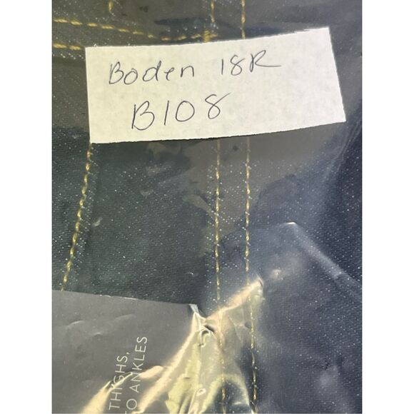 Boden Jeans High Rise Flare Women Size 18‎ R Blue New - Picture 12 of 12
